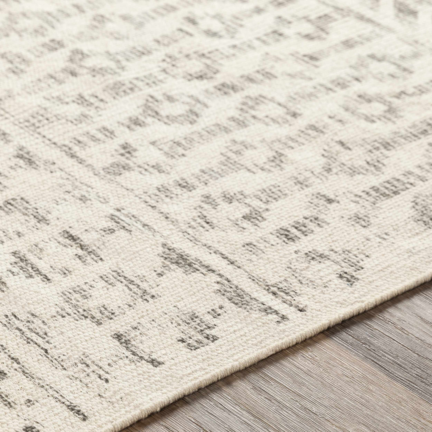Valyermo Beige Hand Woven Cotton Rug - Clearance by Boutique Rugs