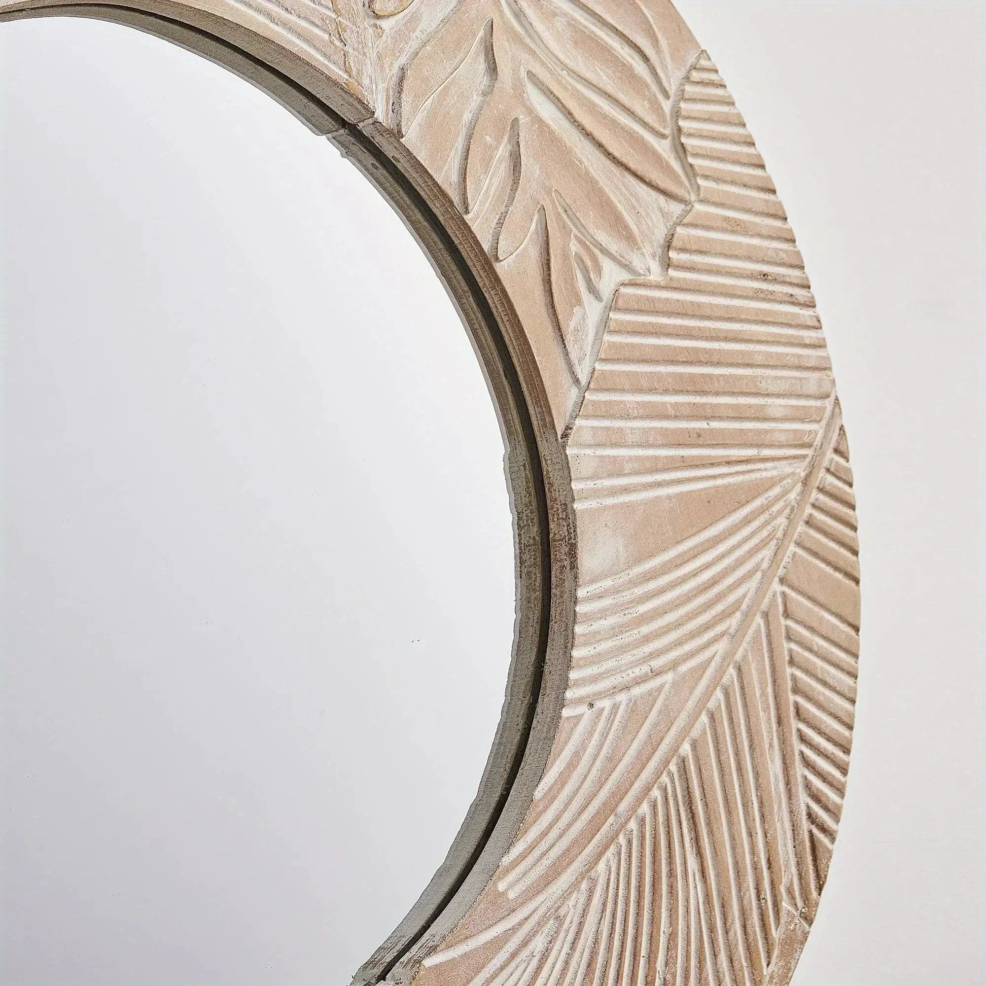 Vanity Mirror - Rustic Wood 28in by House Of Avana