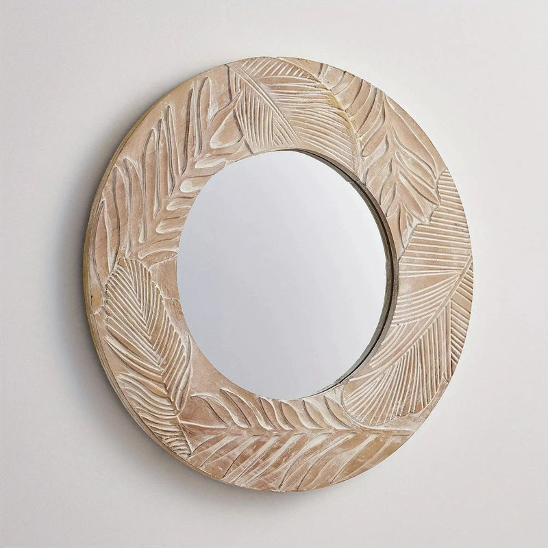 Vanity Mirror - Rustic Wood 28in by House Of Avana