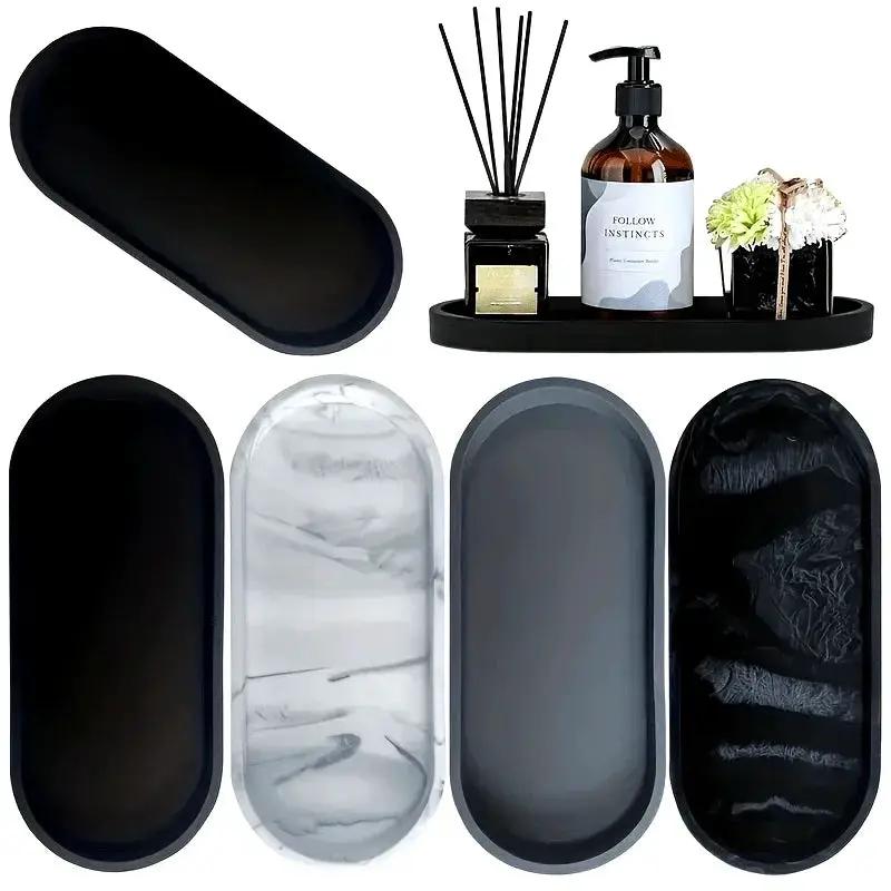 Vanity Tray - Bathroom Silicone Countertop Organizer by House Of Avana