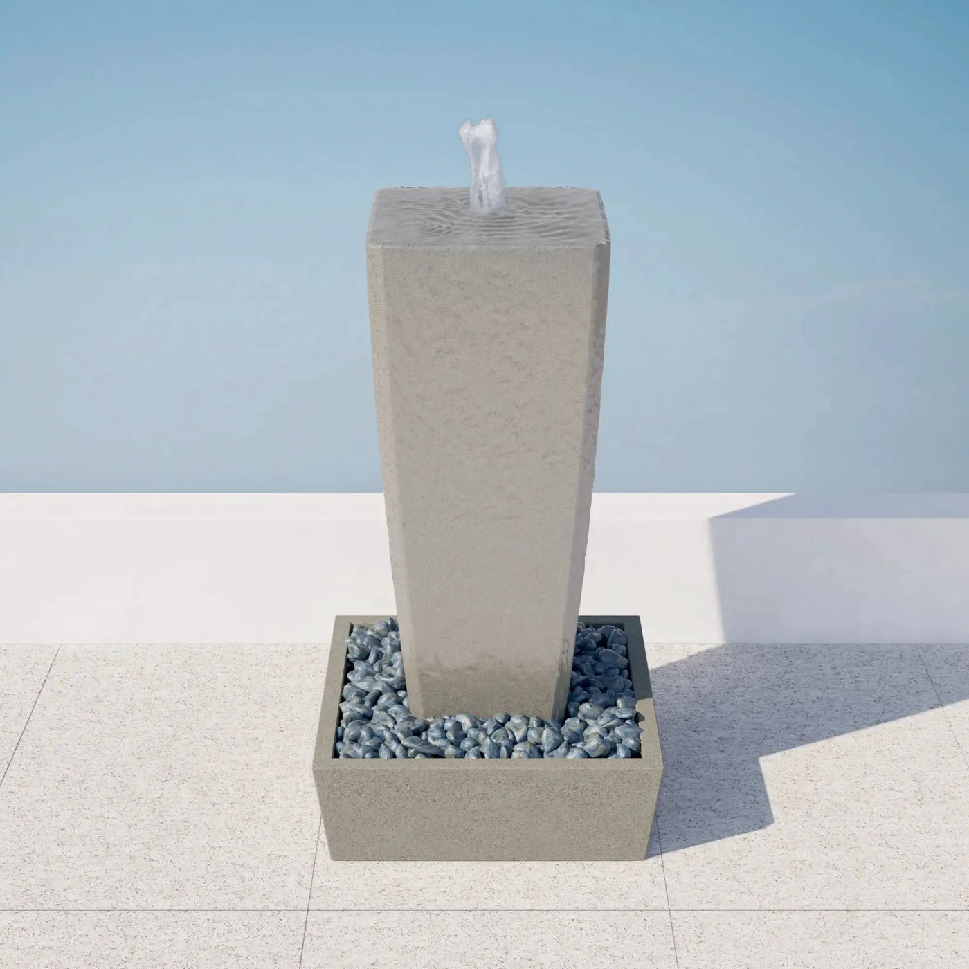 Vasa 52in StoneCast Fountain Set by ModaConcrete - Direct source for architectural and precast concrete