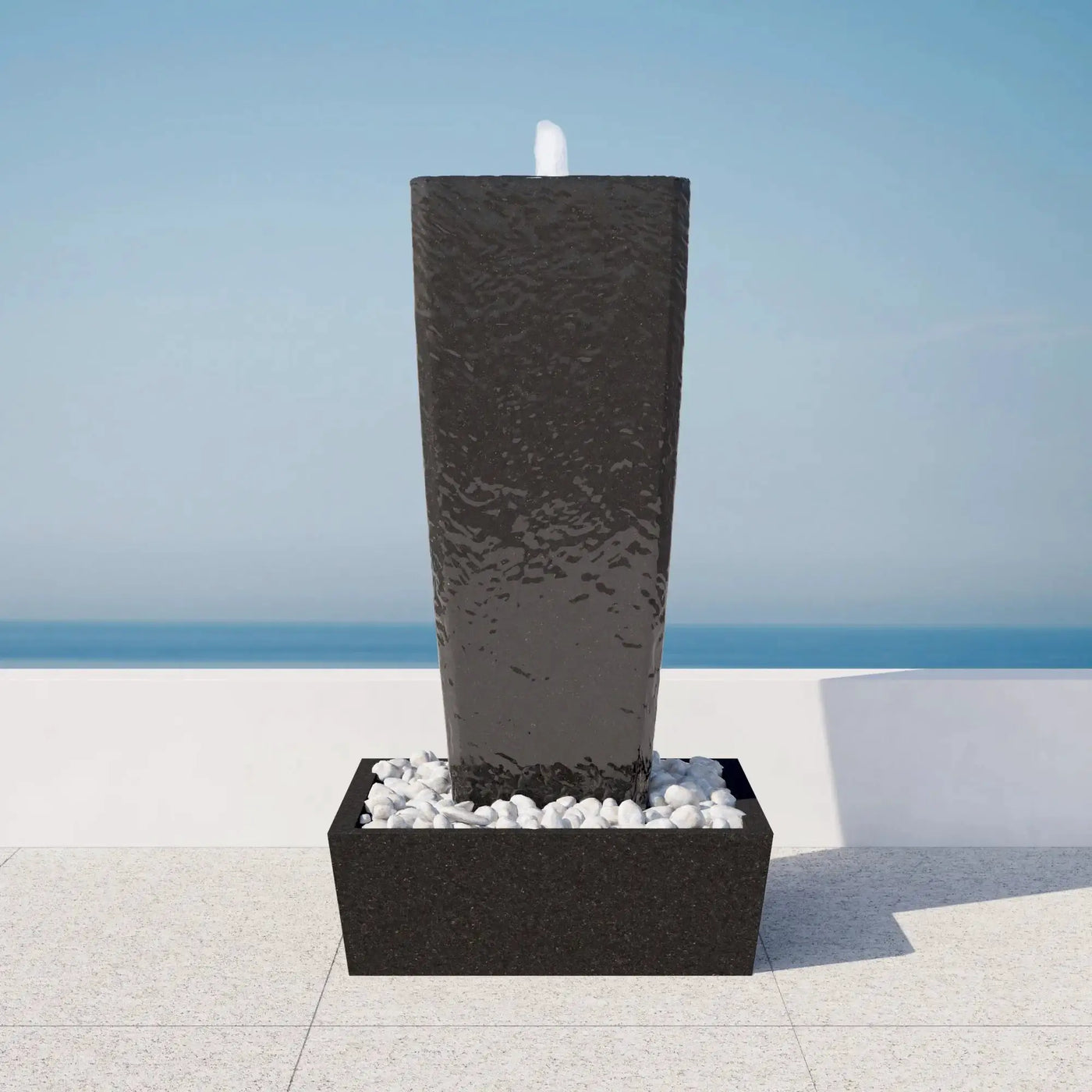 Vasa 52in StoneCast Fountain Set by ModaConcrete - Direct source for architectural and precast concrete