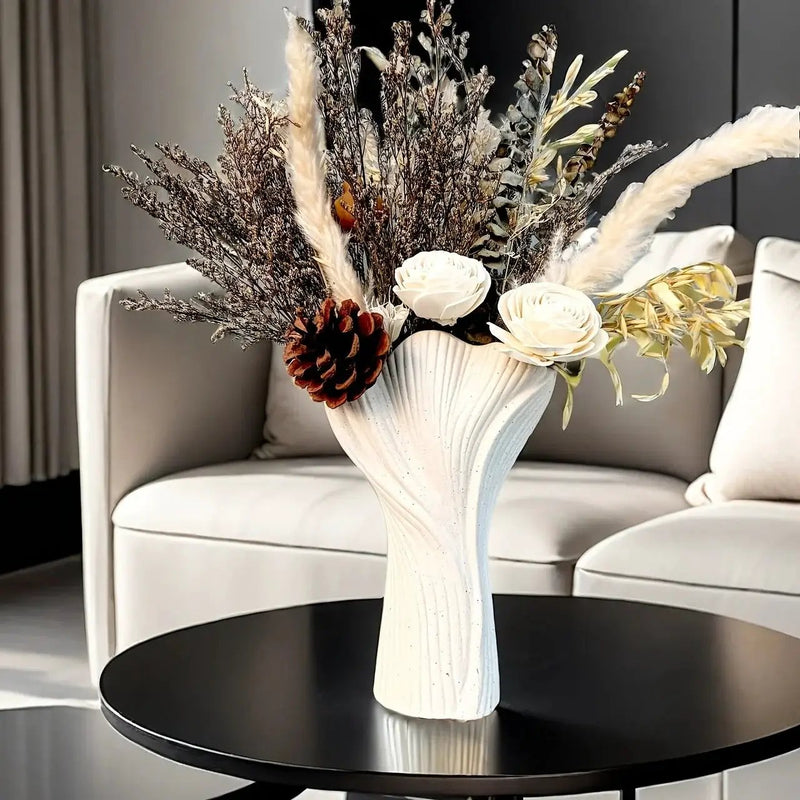Vase - Textured Ceramic by House Of Avana