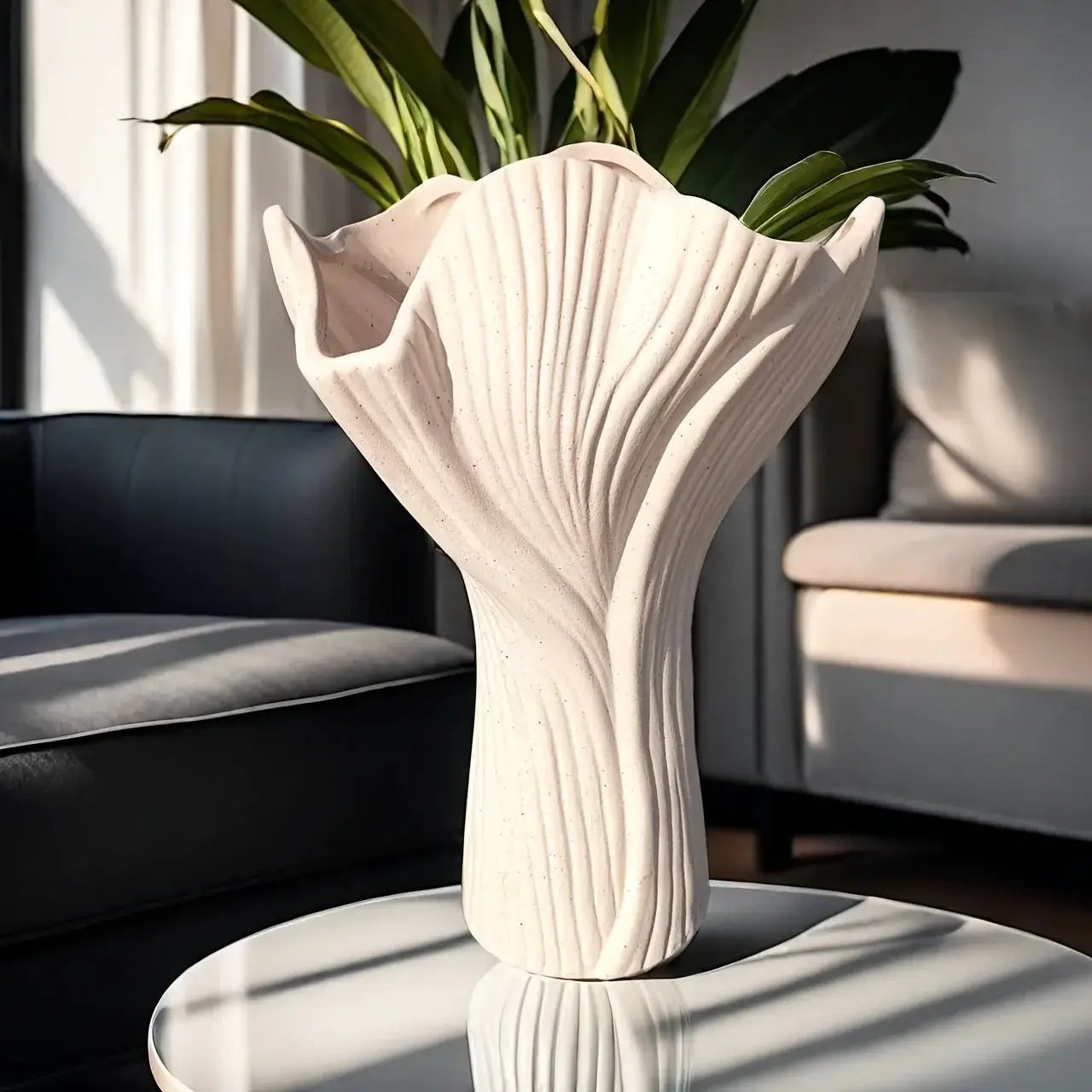 Vase - Textured Ceramic by House Of Avana