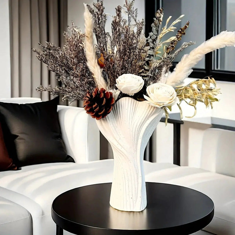 Vase - Textured Ceramic by House Of Avana