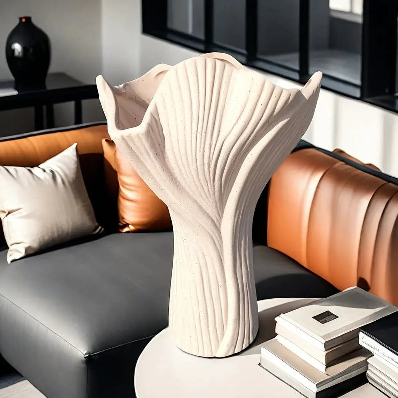 Vase - Textured Ceramic by House Of Avana
