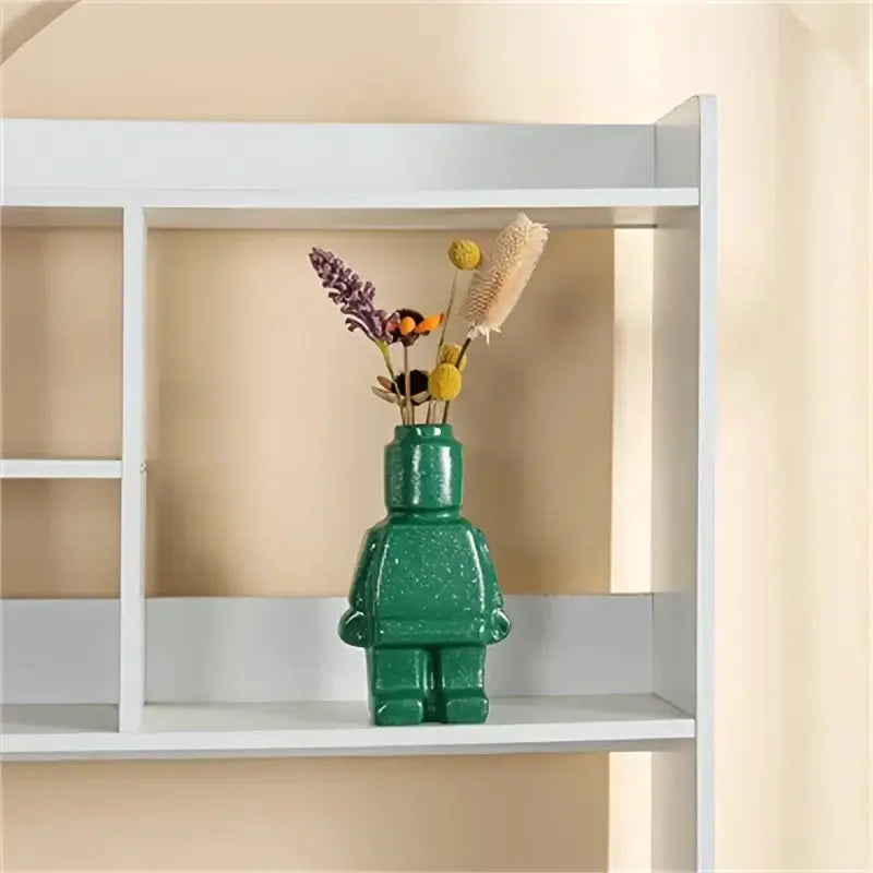 Modern Brick Figure Decorative Sculpture for Contemporary Home Decor by House Of Avana