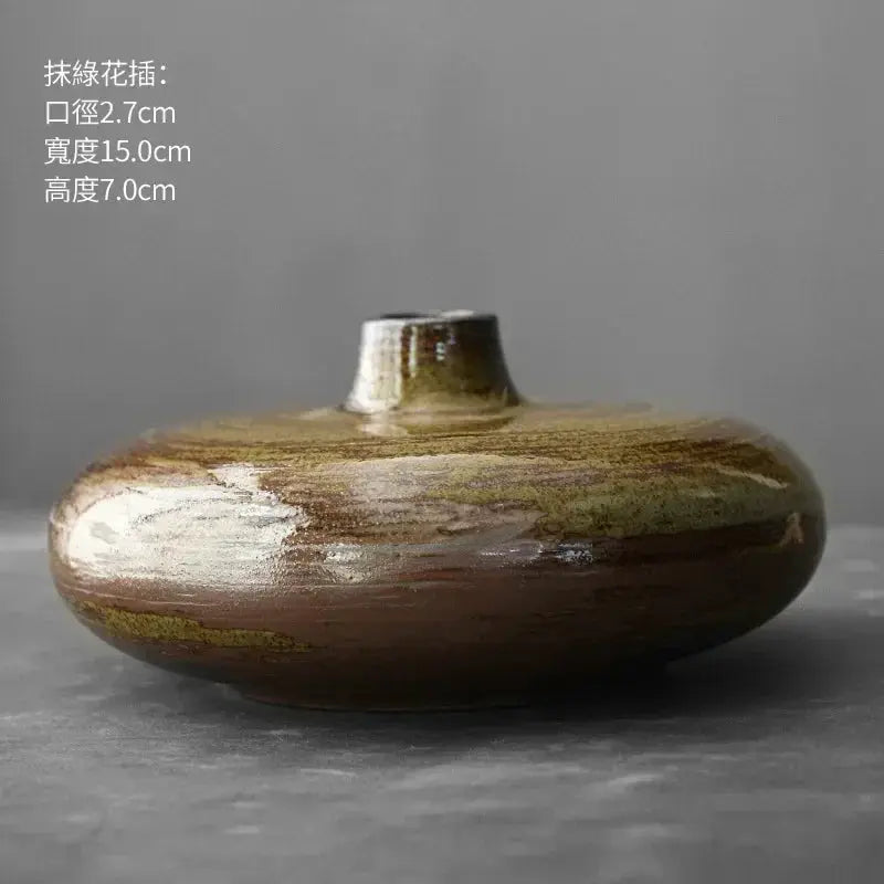 Vase - Decorative Terracotta Black by House Of Avana