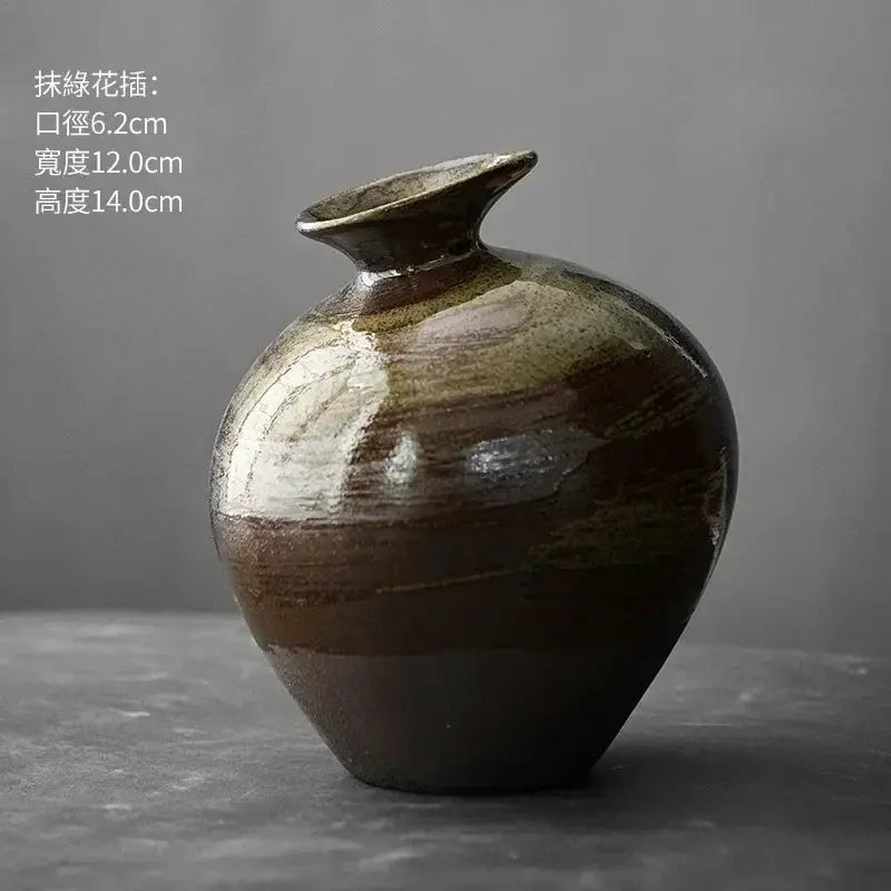 Vase - Decorative Terracotta Black by House Of Avana