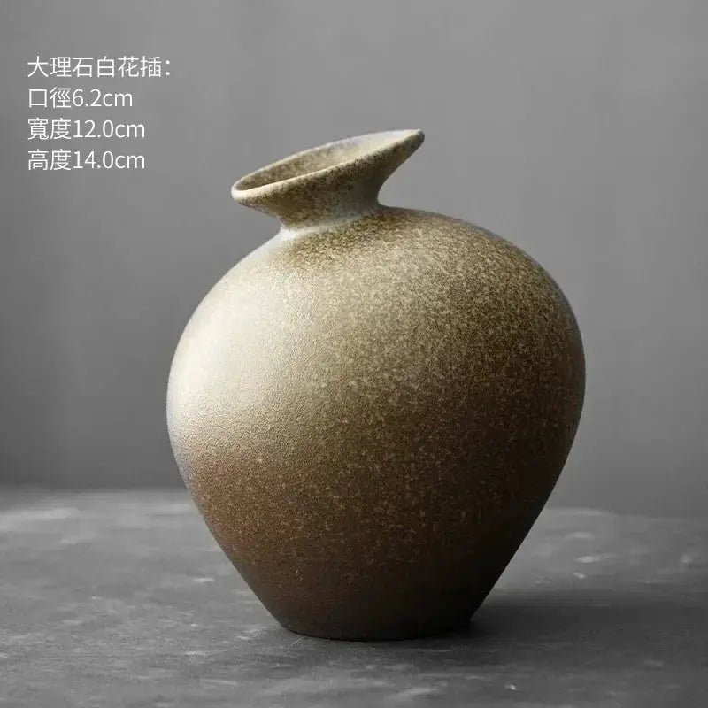 Vase - Decorative Terracotta Black by House Of Avana