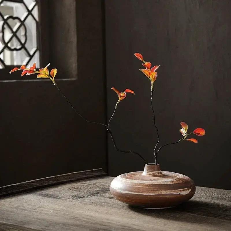 Vase - Minimalist Ceramic Beige by House Of Avana