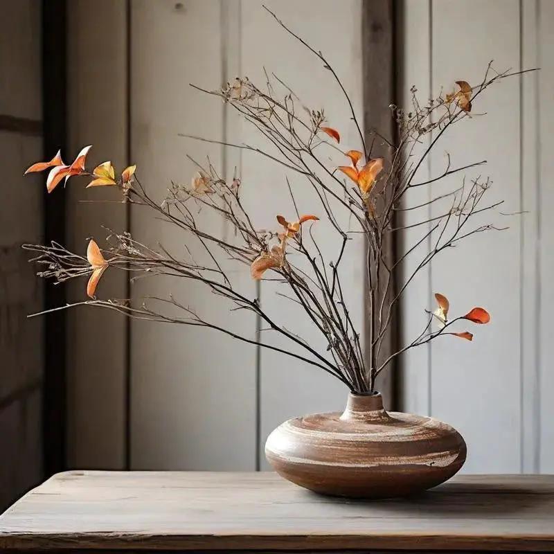 Vase - Minimalist Ceramic Beige by House Of Avana