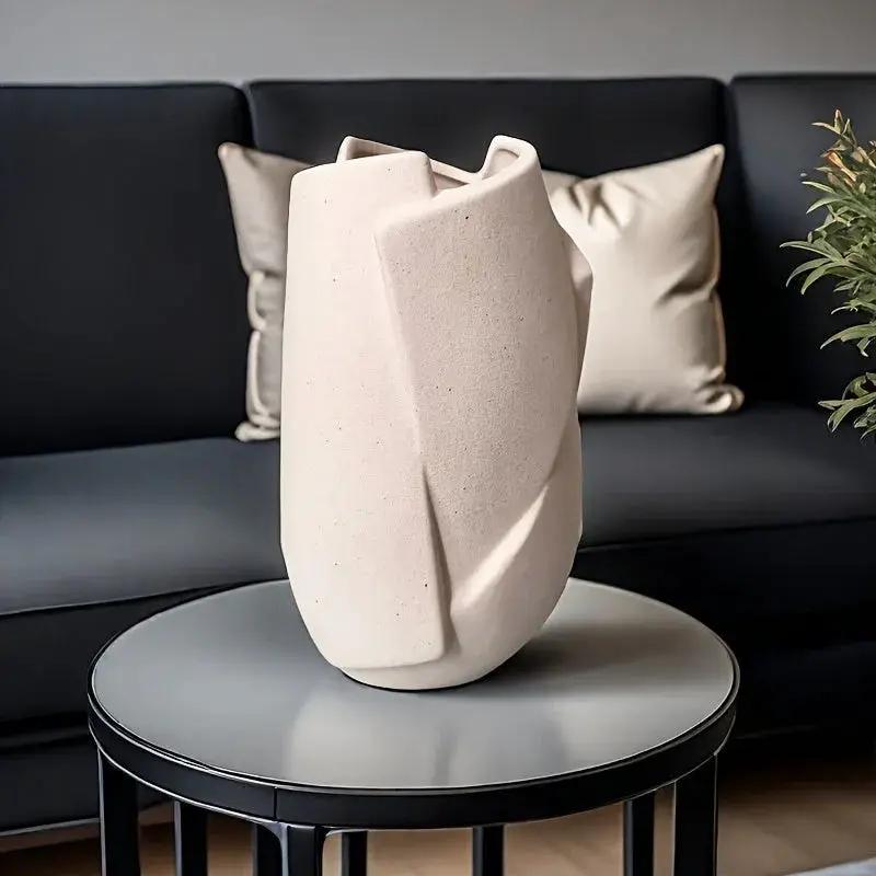 Vase - Modern Ceramic Cylinder by House Of Avana