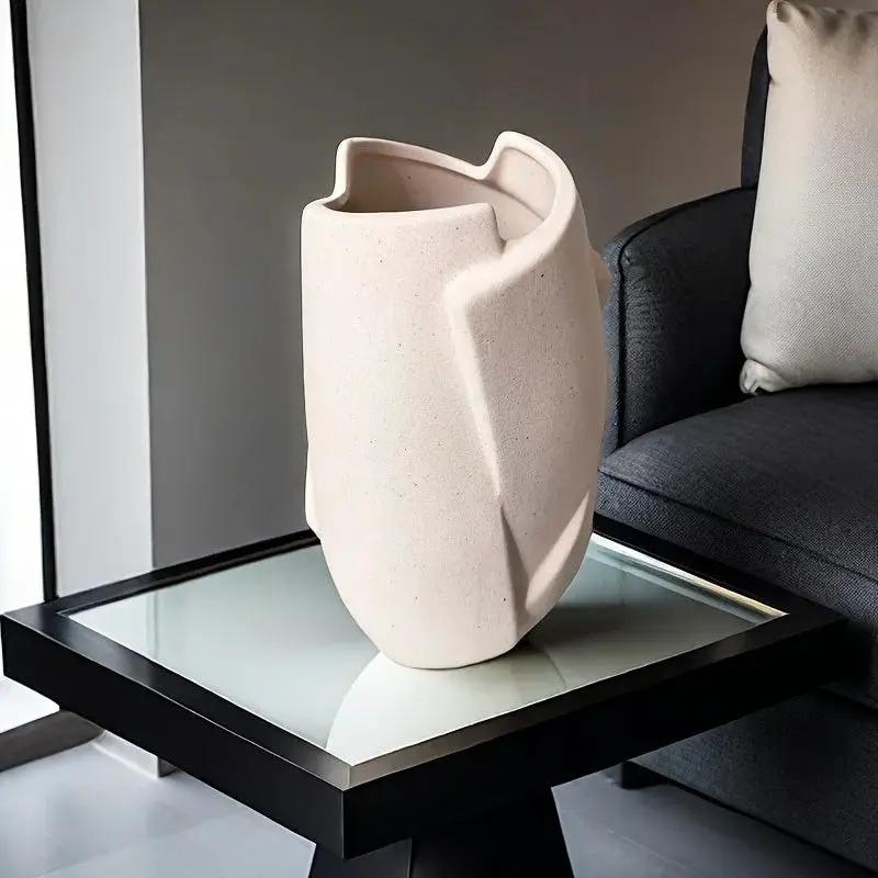 Vase - Modern Ceramic Cylinder by House Of Avana