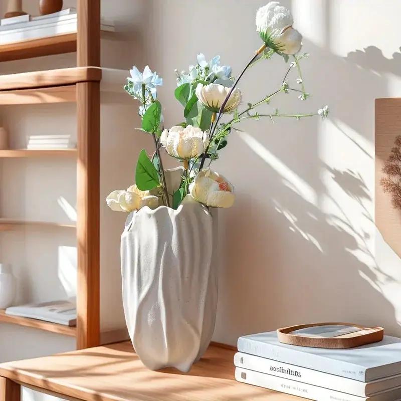 Vase - Textured Ceramic by House Of Avana