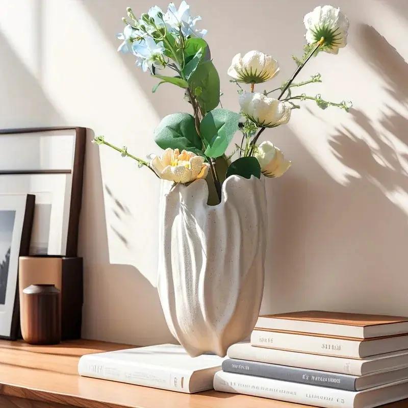 Vase - Textured Ceramic by House Of Avana