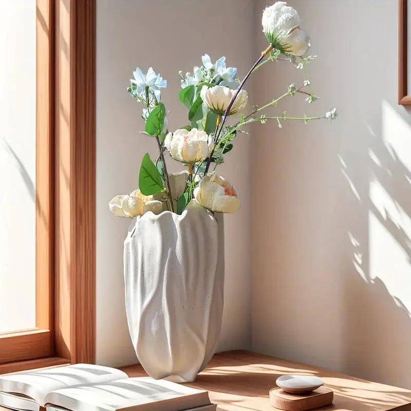 Vase - Textured Ceramic by House Of Avana