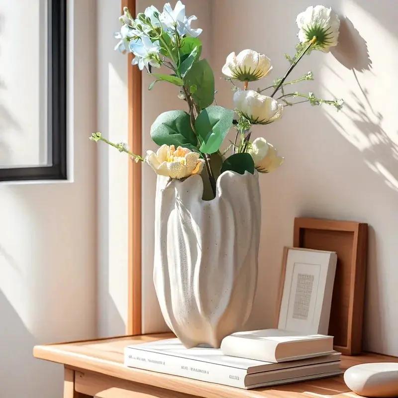 Vase - Textured Ceramic by House Of Avana