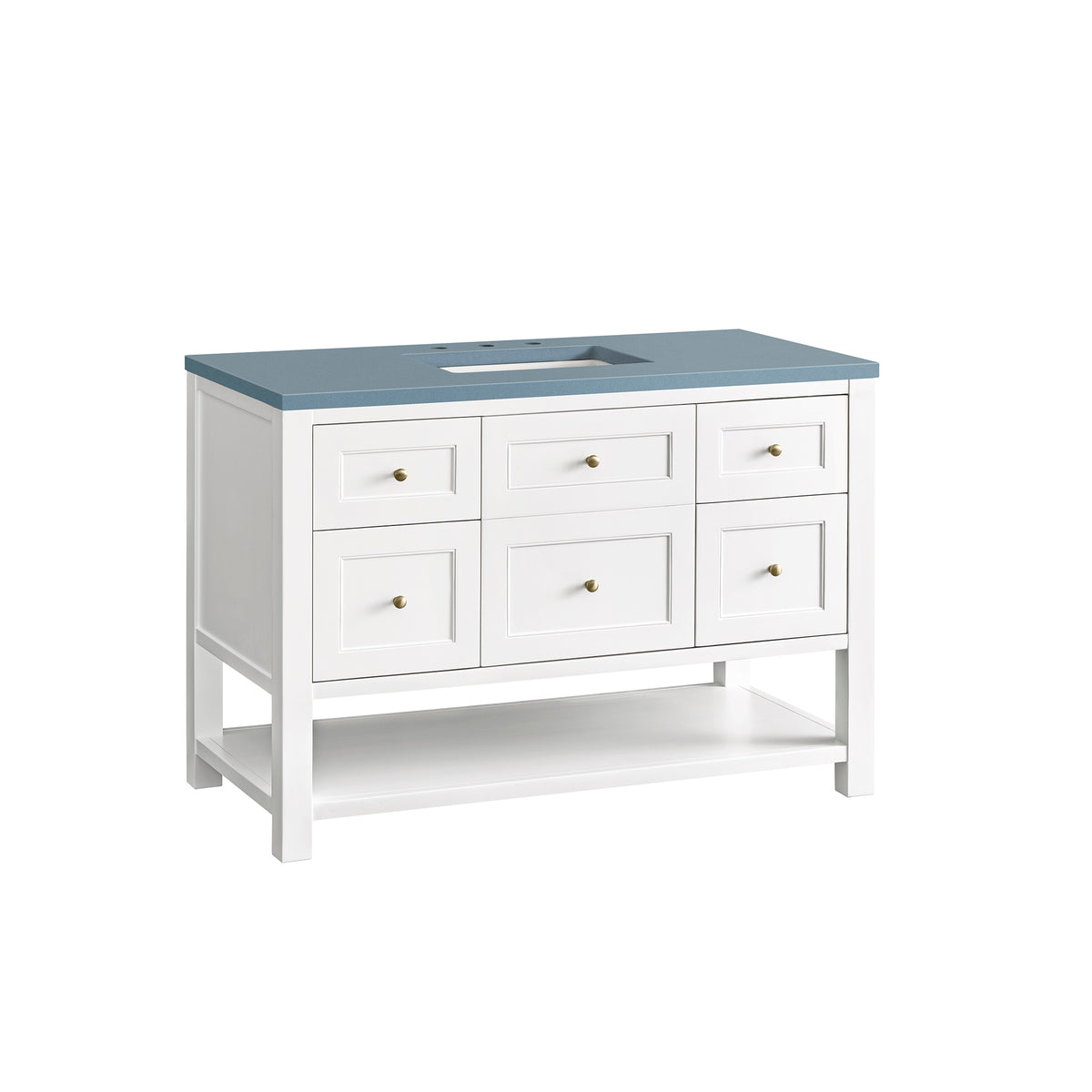 James Martin Breckenridge 48" Single Bathroom Vanity, Bright White, view 32