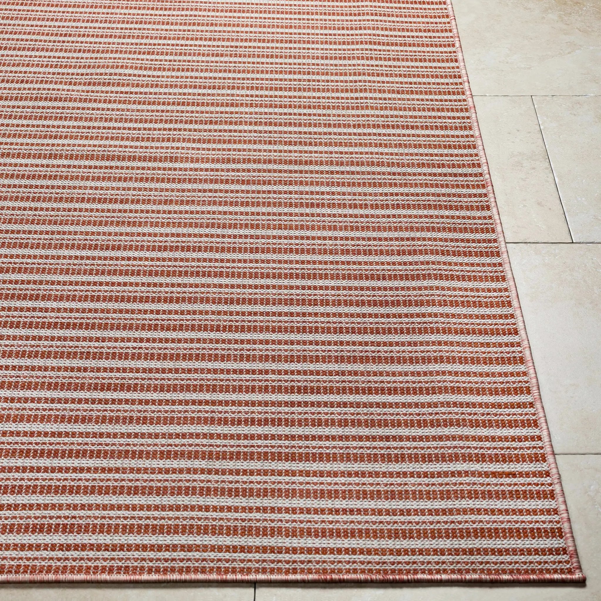 Greg Orange Outdoor Area Rug - Clearance by Boutique Rugs