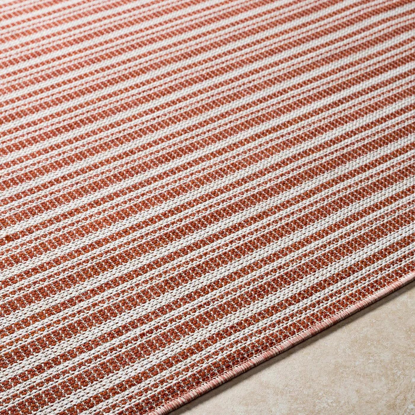 Greg Orange Outdoor Area Rug - Clearance by Boutique Rugs