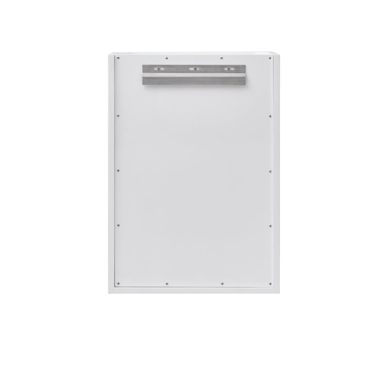 James Martin Chianti 20" Floating Single Vanity Cabinet, Glossy White, view 4