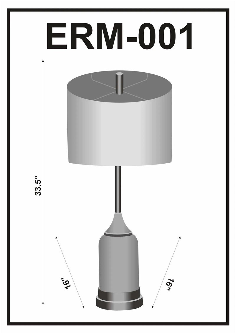 Vegreville Table Lamp - Clearance by Boutique Rugs