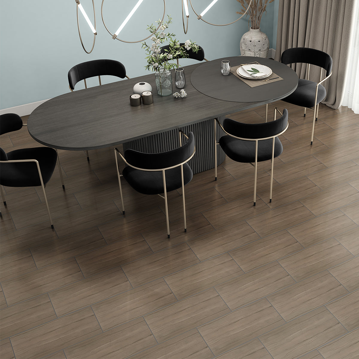 Velluto Rectified Marble Look Porcelain Tiles 12x24 Porcelain Rectified 12x24 Tiles — 2