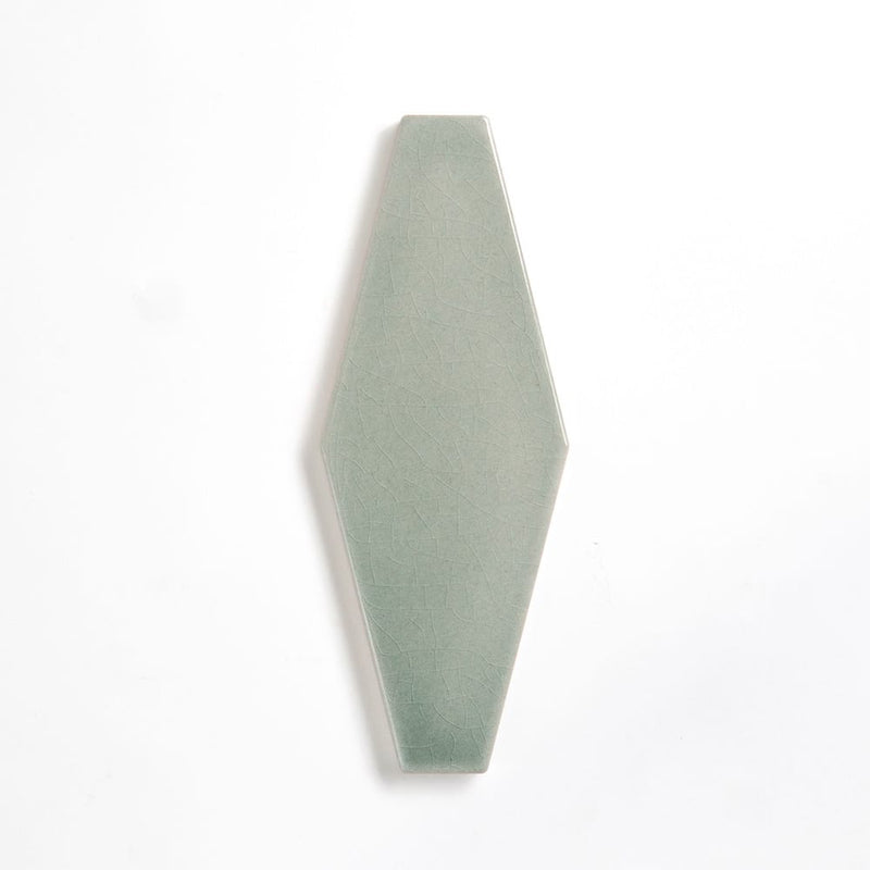 Verdant Crackled Longest Hexagon Ceramic Tiles 3x8 Ceramic Crackled 3x12 Tiles