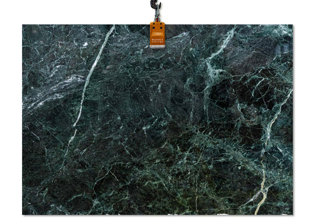 Verde Alpi Polished Marble Slab Random 3/4