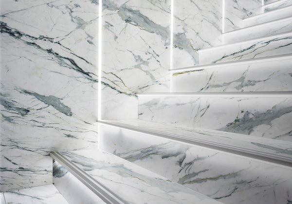 Verde Statuary Polished Marble Slab Random room scene