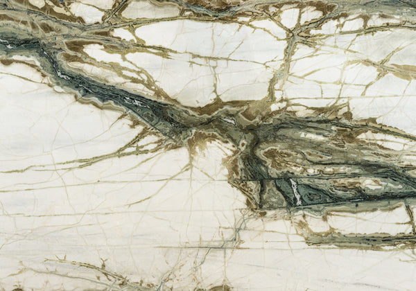 Verde Statuary Polished Marble Slab Random