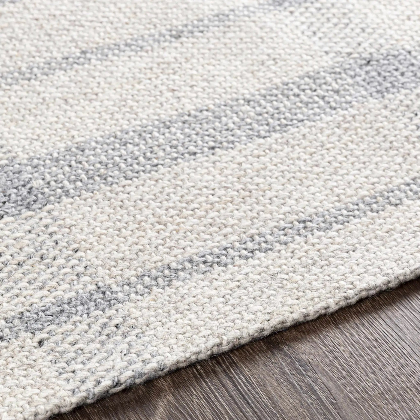 Verdon Light Gray Plaid Rug by Boutique Rugs