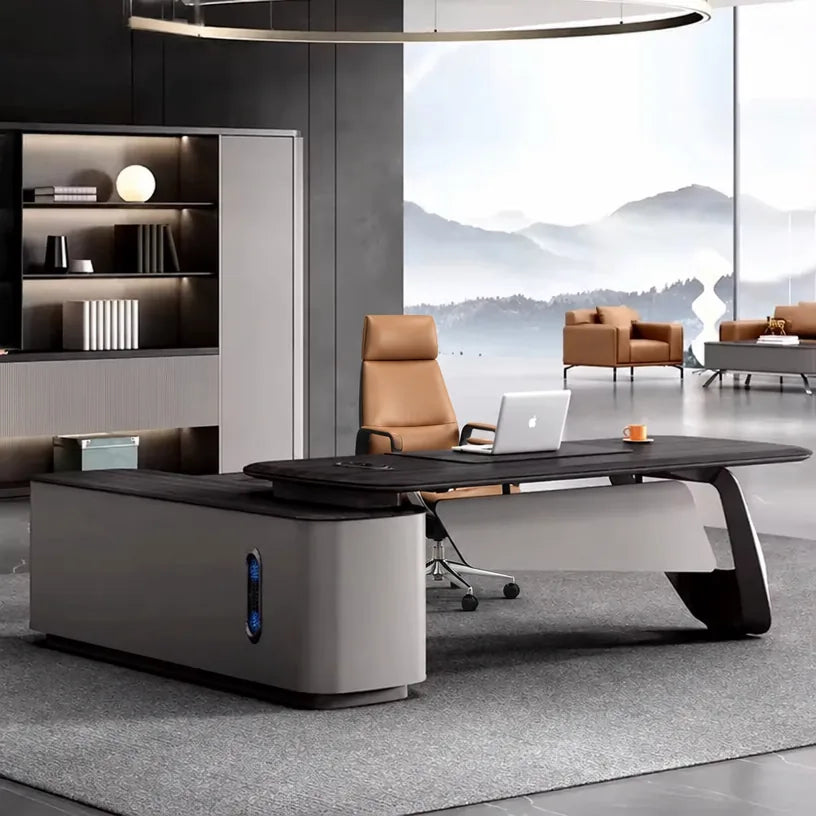 Veris · Modern L-Shaped Executive Desk, photo 4 of 9