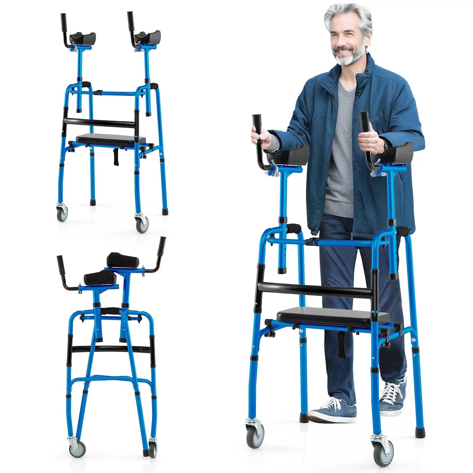 Versatile Rolling Walker for Rehabilitation Training by DirectDeals