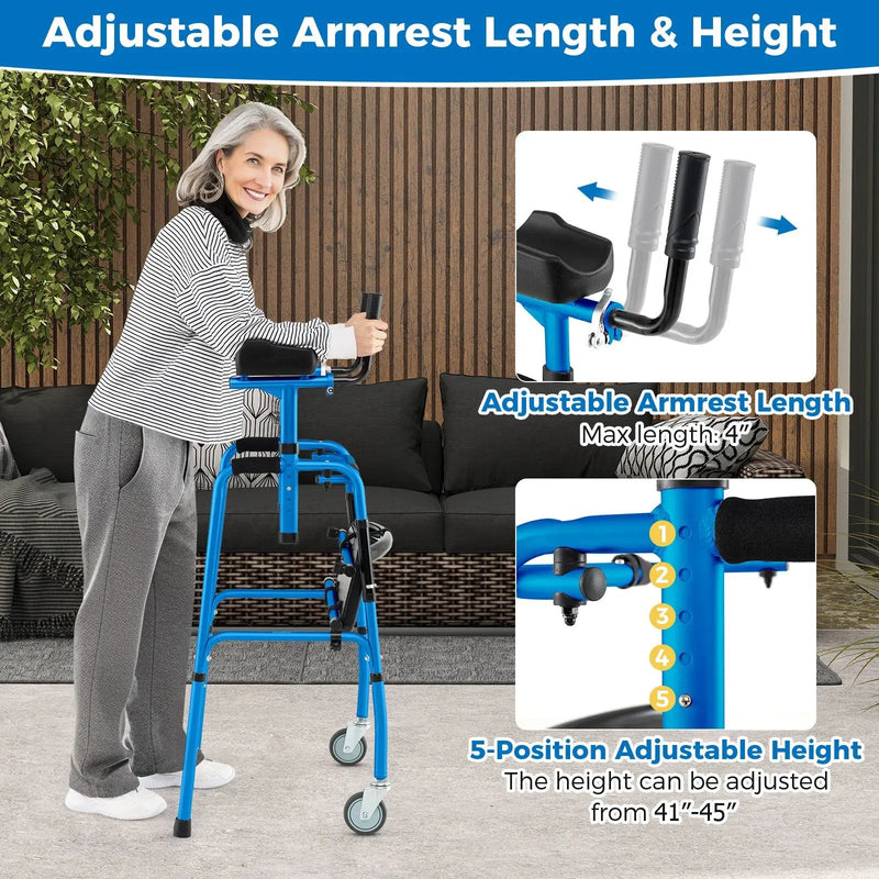Versatile Rolling Walker for Rehabilitation Training by DirectDeals