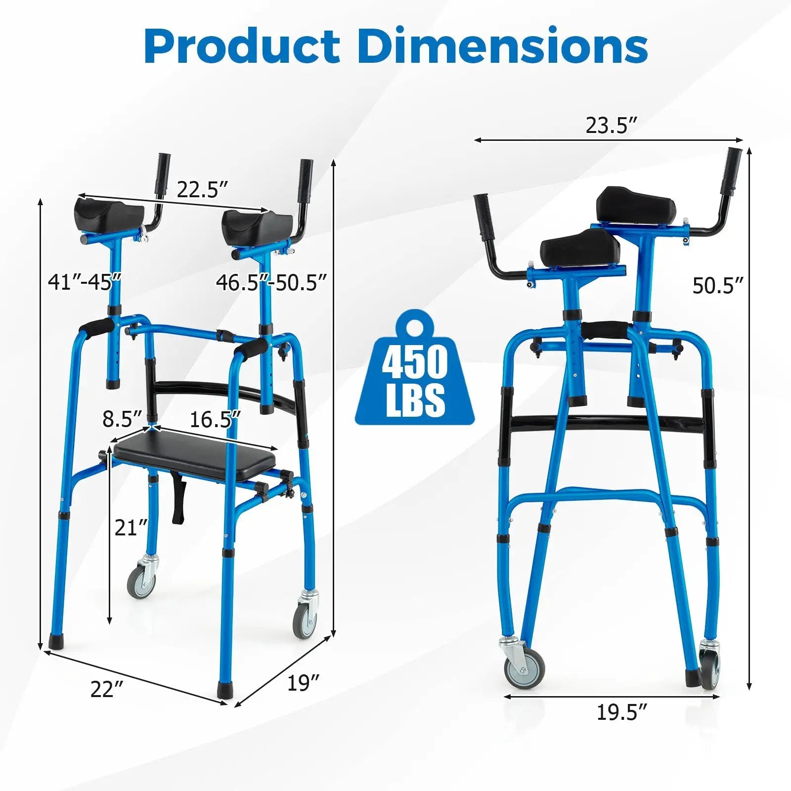 Versatile Rolling Walker for Rehabilitation Training by DirectDeals
