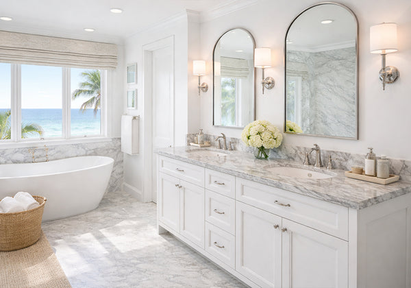 Versilys Polished Marble Slab Random room scene