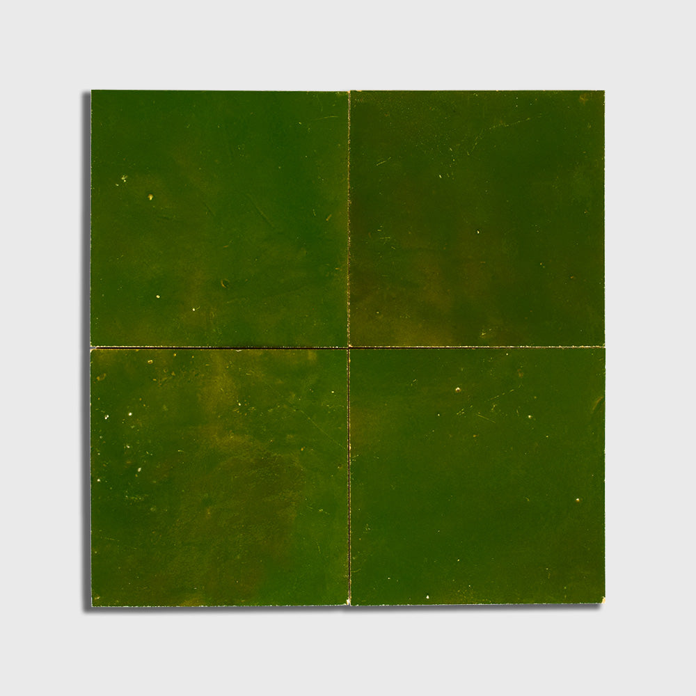 Vert Imperial Glossy Zellige Tiles 4x4 Zellige Glossy 4x4 Tiles