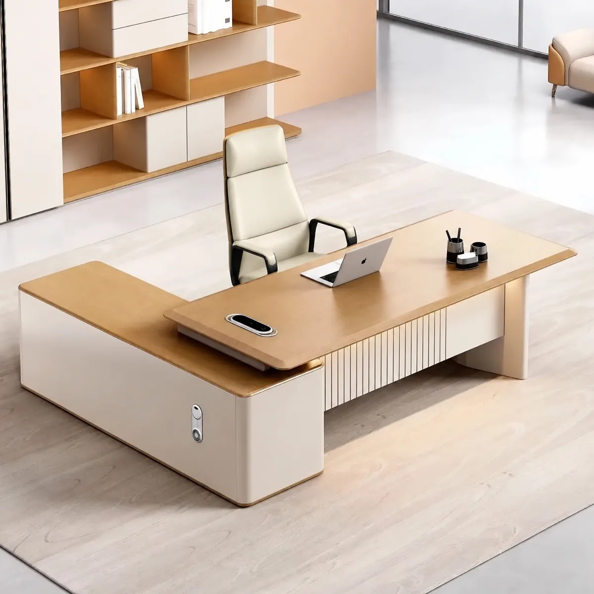 Vesta · Modern L-Shaped Executive Desk, photo 2 of 15