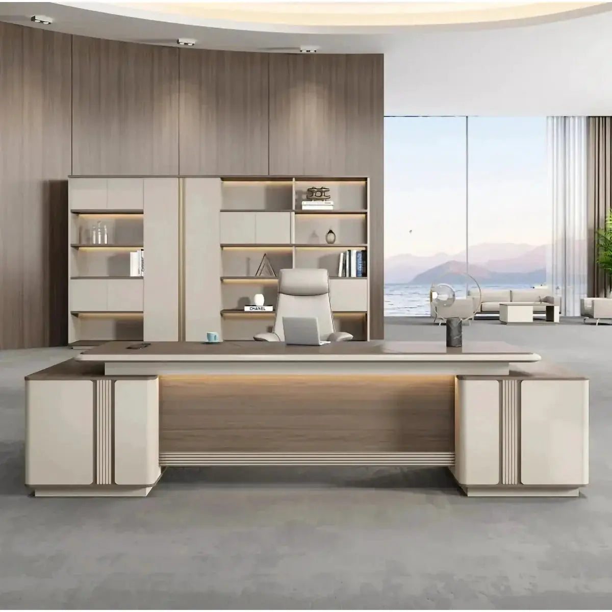 Stanford · Modern Executive L-Shaped Desk by Arc Grove