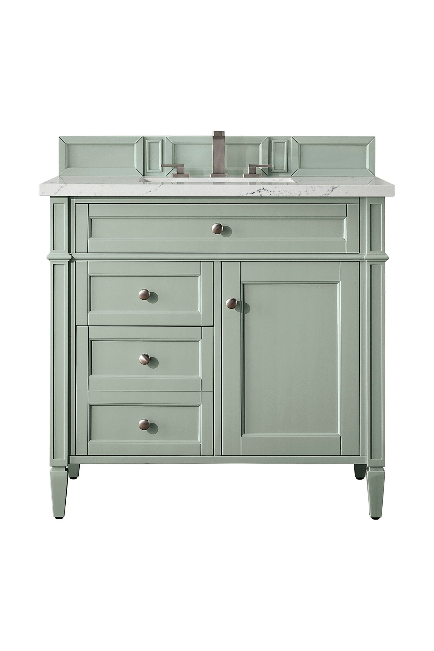 James Martin Brittany 36" Single Bathroom Vanity, Sage Green, view 36