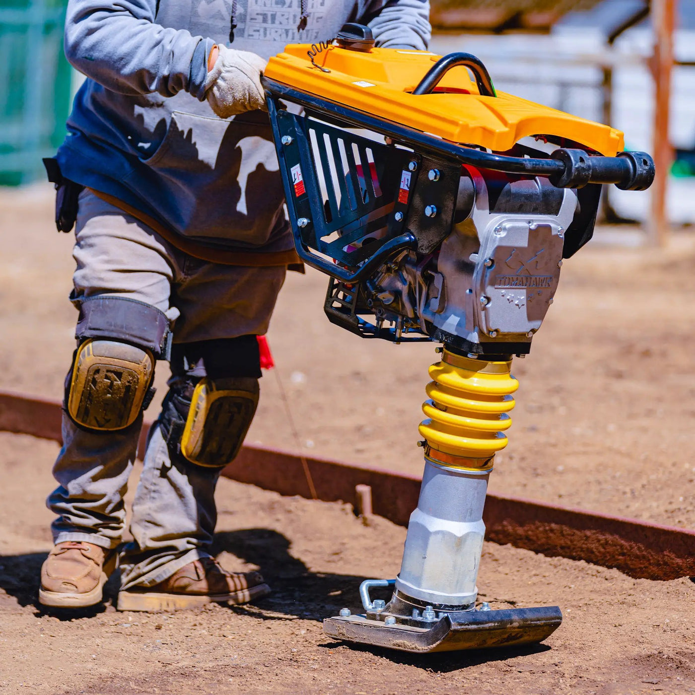 3 HP Honda Vibratory Rammer Tamper with Honda GX100 Engine 3350 lbs/ft by Tomahawk Power