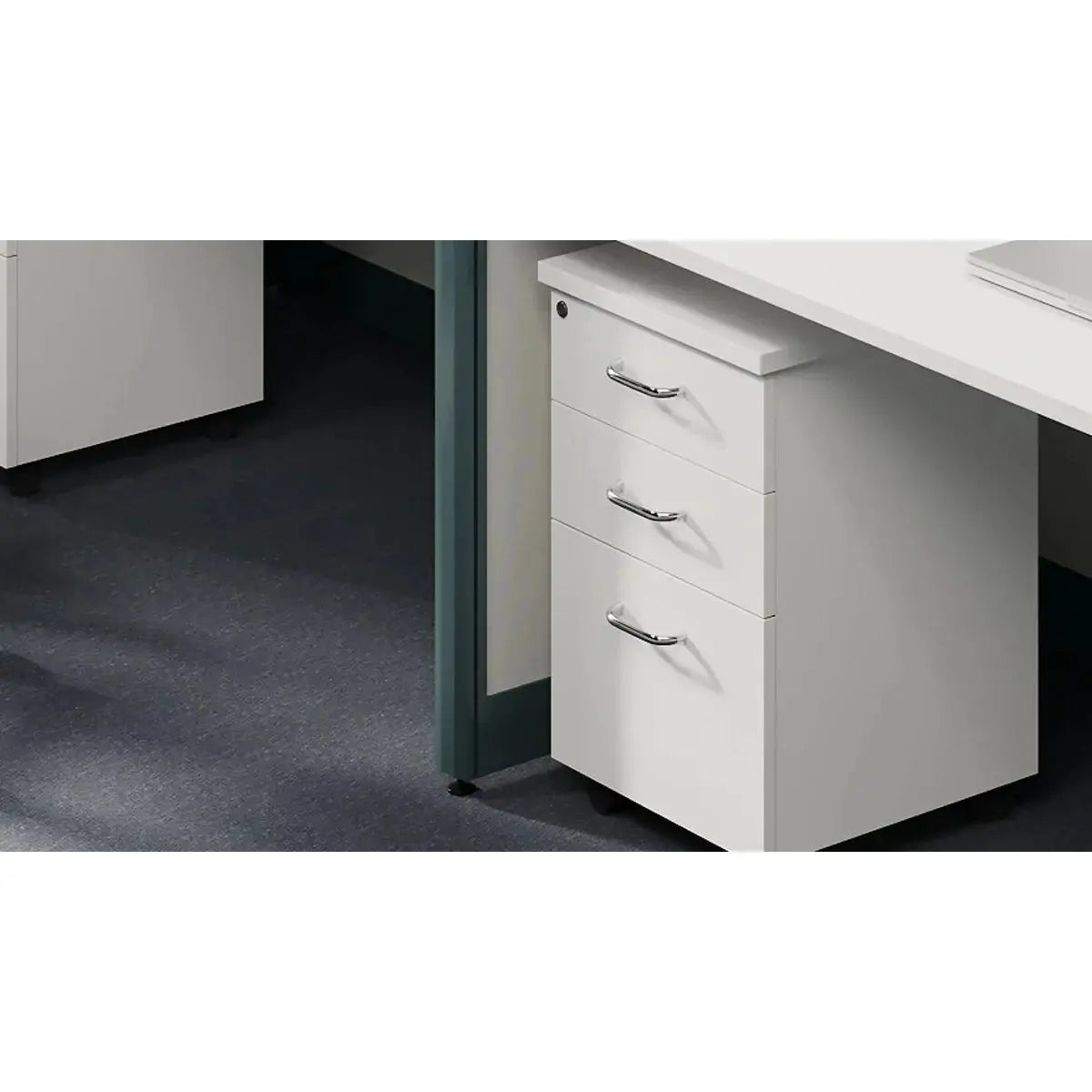 Trevik · L-Shaped Cubicle Workstation by Arc Grove