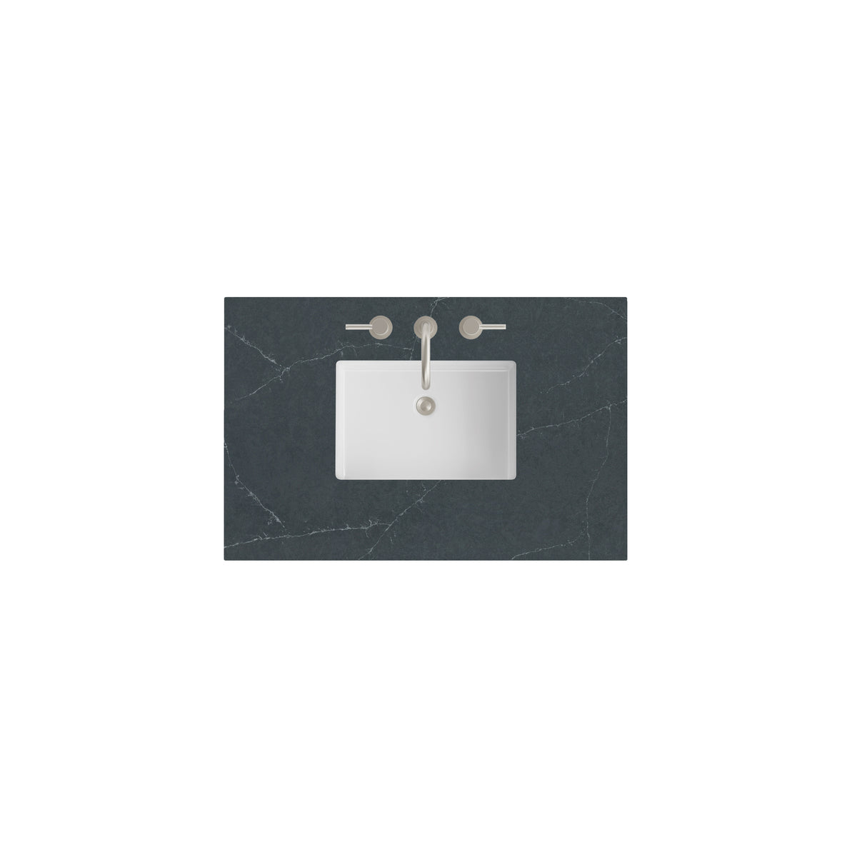 James Martin 36" Single Vanity Top with Charcoal Soapstone countertop