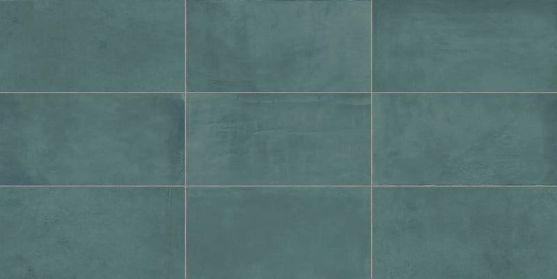 Vision Color Forest Green Anti-Slip Resin Look Porcelain Tiles 12x24 by landmarkceramics