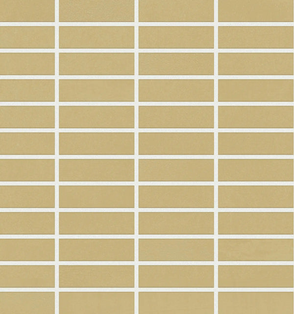 Vision Color Golden Yellow Anti-Slip Mosaic H Resin Look Porcelain Mosaics 12x12