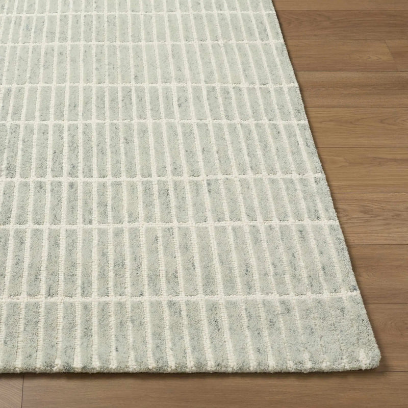 Finial Sage Wool Area Rug by Boutique Rugs