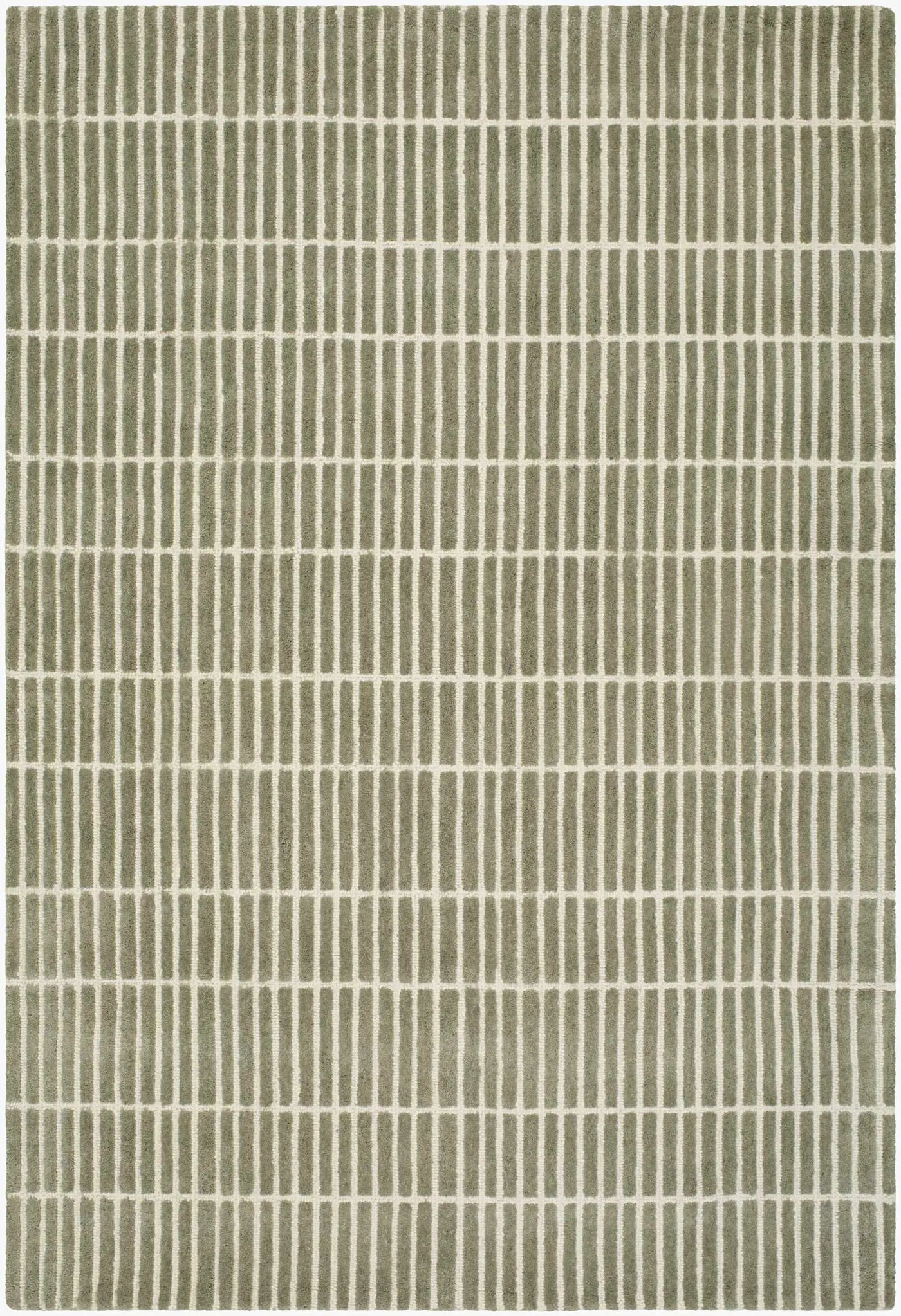 Finial Olive Wool Area Rug by Boutique Rugs