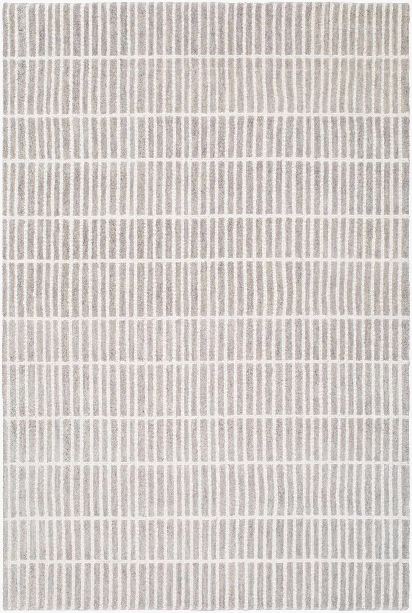 Finial Gray Wool Area Rug by Boutique Rugs